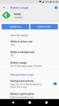 Manually turning background activity on/off - Android 8.0 Oreo review