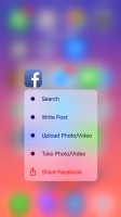 Using 3D Touch across the interface - Apple iPhone 8 Plus review