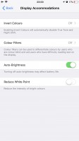 Auto Brightness toggle - Apple iPhone 8 Plus review
