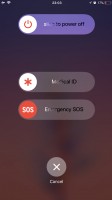 The SOS menu - Apple iPhone 8 Plus review
