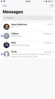 Messages app - Apple iPhone 8 Plus review
