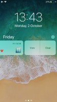 Notification Center - Apple iPhone 8 review