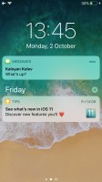 Notification Center - Apple iPhone 8 review