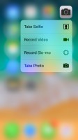 Using 3D Touch across the interface - Apple iPhone 8 review