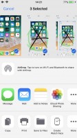 Sharing a screenshot - Apple iPhone 8 review
