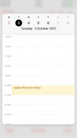 Calendar - Apple iPhone 8 review