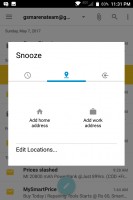 Snoozing a Hub item: by Wi-Fi network - Blackberry Keyone review