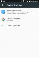 BlackBerry Keyboard settings - Blackberry Keyone review