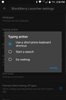 Enabling and performing a device search - Blackberry Keyone review