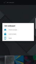Wallpaper chooser - BlackBerry Motion review