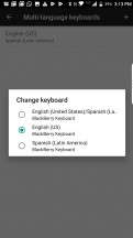 Setting up a multi-language keyboard - BlackBerry Motion review