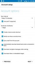 Adding an email account - BlackBerry Motion review