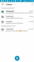 Viewing Notification log in Hub - BlackBerry Motion review
