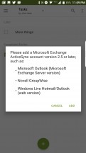 Adding a Tasks account - BlackBerry Motion review