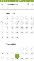Calendar: Month view - BlackBerry Motion review