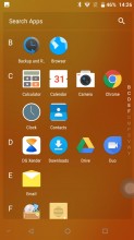 App drawer - Doogee Mix review