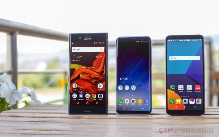 LG G6 vs. Galaxy S8 vs. Xperia XZ Premium review