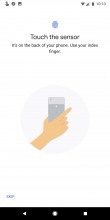 Setting up a fingerprint - Google Pixel 2 Xl review