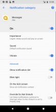 Notification options per-alert type - Google Pixel 2 Xl review