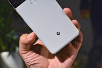 We love the finish on the aluminum back - Google Pixel 2 hands-on review