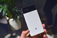 We love the finish on the aluminum back - Google Pixel 2 hands-on review