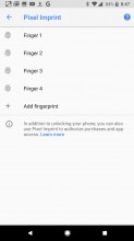 Setting up a fingerprint - Google Pixel 2 review