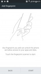 Setting up the fingerprint reader - HTC 10 evo review