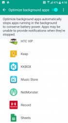 Background apps - HTC 10 evo review