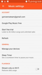 No custom music app either, just Google Play Music - HTC U Ultra review