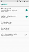Homescreen settings - HTC U11 Life review