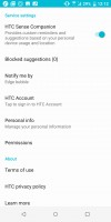 HTC Sense Companion setup and settings - HTC U11 Plus review