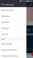 Theme menu - HTC U11 review