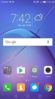 Home screen 1 - Huawei Honor 6x review