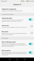 Adding a fingerprint and adjusting fingerprint settings - Huawei Honor 6x review