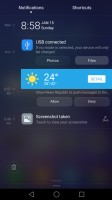 Notification shade - Huawei Honor 6x review