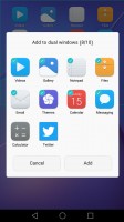 Adding more apps to dual windows - Huawei Honor 6x review