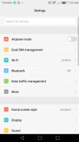 Settings 1 - Huawei Honor 6x review