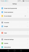 Settings 3 - Huawei Honor 6x review