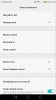 Smart assistance options - Huawei Honor 6x review