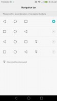 Nav bar options - Huawei Honor 6x review