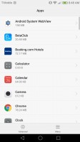 Apps menu - Huawei Honor 6x review