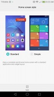 Simple home screen style - Huawei Honor 6x review