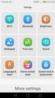 Simplified settings - Huawei Honor 6x review
