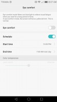 Eye comfort mode - Huawei Honor 6x review