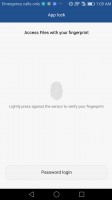 Locked app - Huawei Honor 6x review