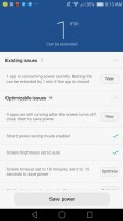 Battery management options - Huawei Honor 6x review