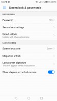 Functional lockscreen - Honor 8 Pro review