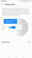 Floating dock - Honor 8 Pro review