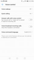 Voice control - Honor 8 Pro review