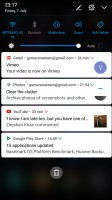 Notification shade - Honor 9 review